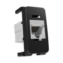 Tomada Rede Informática RJ45 Cat6 MarGirius B3 Preto