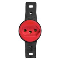 Tomada Redonda Com Haste 2P + T 10A Vermelha Tomada Redonda Com Haste 2P + T 10A Vermelha