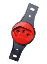 Tomada Redonda Vermelha H. Longa 20A 9896-5 BLux Tomada Redonda Vermelha H. Longa 20A 9896-5 BLux