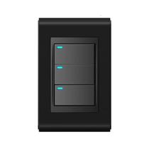 Tomada Refinatto 4x2 Completa C/ Interruptor- Preto/preto