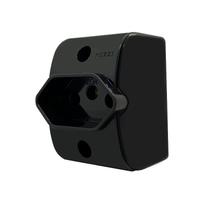 Tomada Retangular Sobrepor Linha Externa Pezzi 20a Preta