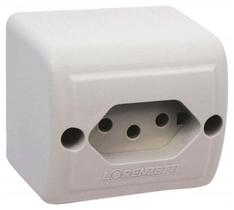 Tomada Retangular Sobrepor Lorenzetti - 2P+T - 20A 1713021