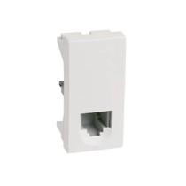 Tomada rj11 2 fios branco pial plus 615011 pial antiga