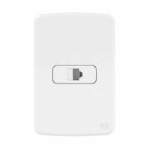 Tomada RJ45 CAT 5E PL4X2 Completa Branco Weg Tomada RJ45 CAT 5E PL4X2 Completa Branco Weg