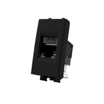 Tomada Rj45 Cat5E Preto Piano Step 2Cl0N411865Br Abb Tomada Rj45 Cat5E Preto Piano Step 2Cl0N411865Br Abb