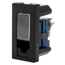 Tomada Rj45 Cat6 Pial Plus+ Preta Lcs2 615047Pt Legrand