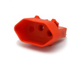 Tomada sem Rabicho Vermelha 2P+T 20A/250V TPA1-3 E3E - Margirius Tomada sem Rabicho Vermelha 2P+T 20A/250V TPA1-3 E3E - Margirius