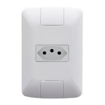 Tomada Simples 10a Aria Placa 4x2 Branco Tramontina Tomada Simples 10a Aria Placa 4x2 Branco Tramontina