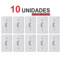 Tomada Simples 10A Completa Linha Toc Gelo (10 Unidades)