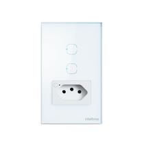 Tomada Simples 10A SMART WI-FI ETS 2002 Branco 4850068 Tomada Simples 10A SMART WI-FI ETS 2002 Branco 4850068