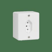 Tomada simples 20a ext p/ canaleta ilumi - ref 63141