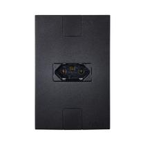 Tomada Simples 2p 1t 250V 20A Pluzie Caprice Preto Fosco Modular Tomada Simples 2p 1t 250V 20A Pluzie Caprice Preto Fosco Modular