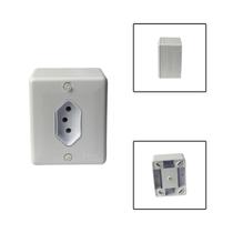 Tomada Simples Sobrepor 3 Pinos 10A 250V Branco Tomada Simples Sobrepor 3 Pinos 10A 250V Branco