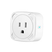 Tomada Smart Plug Mini Wifi com controle remoto e função de temporizador Trabalhe com Alexa e Google Assitant 10a Soquete inteligente Não é necessário hub 2.4g Wi-fi On-ly