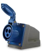Tomada Sob. Industrial 3P+T 16A 220V Azul Soprano Tomada Sob. Industrial 3P+T 16A 220V Azul Soprano