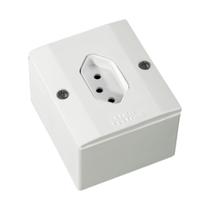 Tomada Sobrepor 2 Pinos + Terra 20A - Mectronic