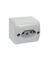 Tomada Sobrepor 2p+t 250V 10A Cinza Silentoque Pial Tomada Sobrepor 2p+t 250V 10A Cinza Silentoque Pial