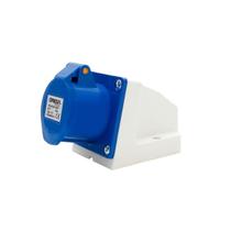 Tomada Sobrepor Azul 2p+t 32a 6H 220/250v OMG-3206 Tomada Sobrepor Azul 2p+t 32a 6H 220/250v OMG-3206