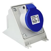 Tomada Sobrepor Newkon 2P+T 16A 200/250V Azul N3006 Steck Tomada Sobrepor Newkon 2P+T 16A 200/250V Azul N3006 Steck
