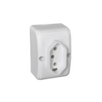 Tomada sobrepor retangular 10a-mec tronic