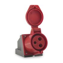 Tomada Sobrepor Soprano 3P+T+N IP44 6H 32A 380/440Vca