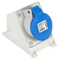 Tomada Sobrepor Steck 16A 3 Polos (2P + T) 200/250V - N4009