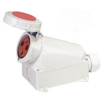 Tomada Sobrepor Vermelha 380/440v 63a 3 polos - Weg TSW-63P3H9E53 Tomada Sobrepor Vermelha 380/440v 63a 3 polos - Weg TSW-63P3H9E53