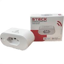 Tomada Steck Smarteck Wi-Fi 2P+T 10A. Branca - Smct1Us2 Tomada Steck Smarteck Wi-Fi 2P+T 10A. Branca - Smct1Us2