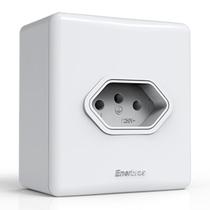 Tomada Sx Linha-E 20A Branca Com Caixa Enerbras Tomada Sx Linha-E 20A Branca Com Caixa Enerbras