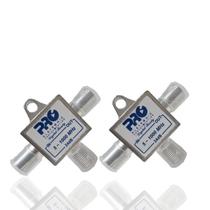 Tomada Tap Blindada Proeletronic 1Ghz 24Db 10 Peças