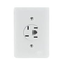 Tomada Telefone Rj11+telebras C/placa 4x2 Stylus Ilumi