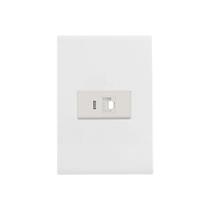 Tomada Telefone RJ11Placa 4x2 1 Posto Vertical Tramontina Tomada Telefone RJ11Placa 4x2 1 Posto Vertical Tramontina
