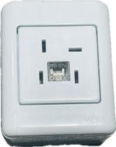 Tomada Telefone Sobrepor Sistema X Telebras Rj11 Perlex