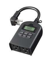 Tomada temporizada externa DEWENWILS Waterproof 15A 1/2HP ETL