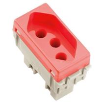 Tomada Tramontina Linha Liz Sem Placa 20A Vermelho 57115-033