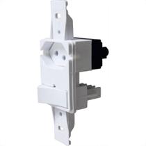 Tomada Transmobil 1S+Tm S/P 10A Branco 14052 Tomada Transmobil 1S+Tm S/P 10A Branco 14052