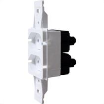 Tomada Transmobil 2 Tomada S/P 10A Branco 14051 Tomada Transmobil 2 Tomada S/P 10A Branco 14051