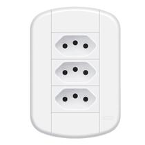 Tomada Tripla 10a Fame - 3921 Blanc