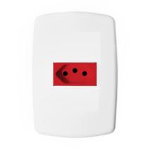 Tomada Universal 2P+T 20A Vermelha com Placa - DC-8100/48 - DICOMPEL