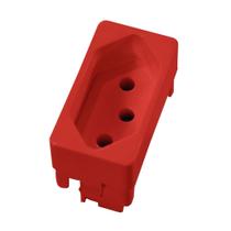 Tomada Universal 2P+T 20A Vermelha - DC-9300/2 - DICOMPEL