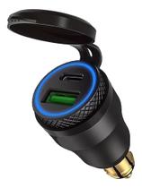 Tomada Usb 12v Triumph Tiger 800 1200 Plug Europeu Adaptador Moto Tomada Usb 12v Triumph Tiger 800 1200 Plug Europeu Adaptador Moto
