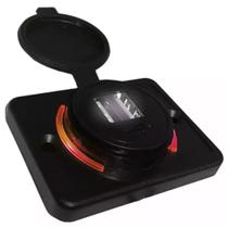 Tomada Usb Automotiva 2 Saidas Led Vermelho 12V 24V Bivolt Tomada Usb Automotiva 2 Saidas Led Vermelho 12V 24V Bivolt