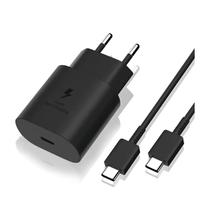 Tomada USB-C Turbo Para Smartphone Carregamento Rápido Preto