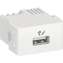 Tomada Usb Carregador 1a Bivolt Branco Borne Parafuso Lunare Steck