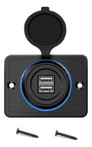 Tomada Usb Carregador Veicular 12v 24v Barco Van Caminhão