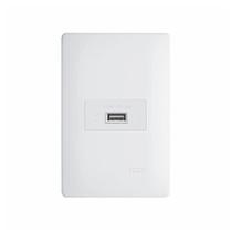 Tomada USB Fame Habitat 15W com Placa 4x2 Branca