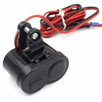 Tomada Usb P Moto Carregador Celular Gps Acendedor Cigarro Tomada Usb P Moto Carregador Celular Gps Acendedor Cigarro