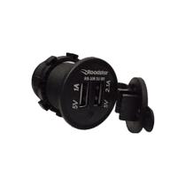 Tomada USB para recarregar celular automotivo Com 2 USB 12V Roadstar RS109-2UBR Tomada USB para recarregar celular automotivo Com 2 USB 12V Roadstar RS109-2UBR
