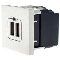 Tomada Usb Pial Plus+ Legrand Dupla 2400Ma Branca 615089Bc Tomada Usb Pial Plus+ Legrand Dupla 2400Ma Branca 615089Bc