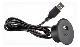 Tomada Usb/Tipo C de Embutir Redonda Tomada Usb/Tipo C de Embutir Redonda